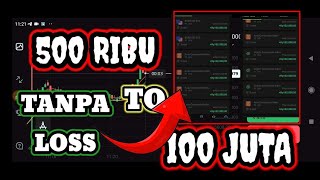 Trading olymptrade tanpa loss || 500 RIBU to 100 JUTA