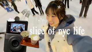 Slice of Life: winter in nyc, saturday in my life, ice skating