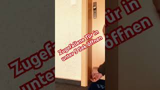 Ausgesperrt/Tür in Sekunden öffnen/Aufsperrdienst/Wohnungstür in unter 5 Sek öffnen/Schlüsseldienst