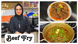 Beef Fry | Beef ka Tala hua gosht 😋 | Bangalore Style