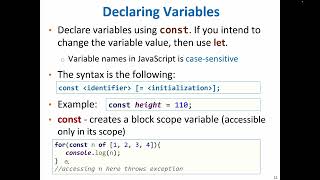 CMPS 350 Web Programming JavaScript Part 1