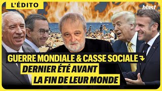 GUERRE MONDIALE ET CASSE SOCIALE : DERNIER ÉTÉ AVANT LA FIN DE LEUR MONDE