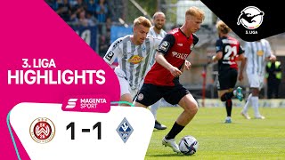 SV Wehen Wiesbaden - SV Waldhof Mannheim | Highlights 3 Liga  21/22