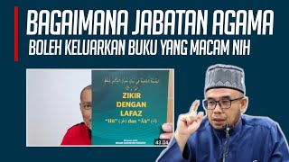 KRITIK DR MAZA KEATAS KEPELIKAN JABATAN AGAMA SATU NEGERI