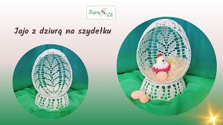 #szydełkowaniebajeryeli Jak Zrobić Na Szydełku Duże Jajko z Dziurą?/Crochet Egg Pattern