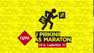 Ruoškis bėgti – PIRKINIŲ MARATONAS OZE jau šį savaitgalį!