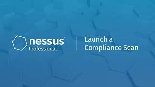 Launch a Compliance Scan in Nessus Professional