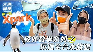 【校外教學系列】玩遍全台水族館-Ｘpark  | 桃園Ikea、華泰名品城外的海洋天堂～小企鵝可愛到讓我戀愛❤｜六班同學