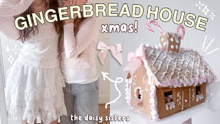 GINGERBREAD HOUSE COMPETITION❄️ with my sister (very chaotic)