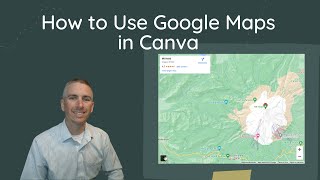 How to Use Google Maps in Canva Designs