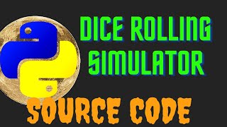 Dice Rolling Simulator in python | Python Projects Fpr Beginners | random module in python