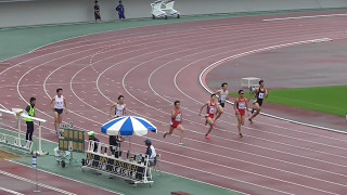 第61回中部実業団対抗陸上競技大会　男子200m　決勝　大会新記録　諏訪達郎選手（NTN）20.70　2017/5/13