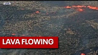 Kilauea volcano erupting in Hawaii