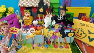 மகிழ்ச்சியான நேரம் பகுதி 755 | barbie helloween celebration at malar class | mini green food