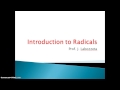 introduction to radicals