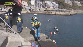 熱海土石流災害　伊豆山港内で行方不明者を海中捜索・静岡