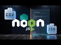 Node.js Tutorial to Convert CSV to JSON File Using csvtojson Library in Terminal