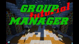 Group Manager, Set up Ranks with prefixes & permissions on your MC Server!