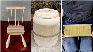 Bamboo Crafts - Awesome bamboo craft making 2023 - How to make wonderful crafts from bamboo Part 175