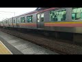 e129系 東三条駅到着→コンプレッサー作動→発車