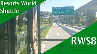 Singapore Tong Tar Transport Services Resorts World Shuttle Bus Service RWS8 Route Visual