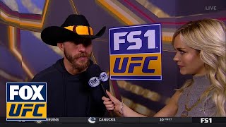 Donald 'Cowboy' Cerrone talks to Laura Sanko | WEIGH-IN | UFC FIGHT NIGHT