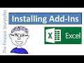 How to install add-ins in Excel