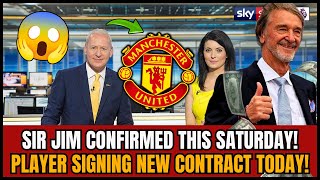 🚨 MY GOODNESS!! 📝 They are Signing a New Contract Today!! ✅ Latest Manchester United News Today Now