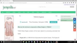 What are the technical components of Base Engine in TOSCA? | javapedia.net
