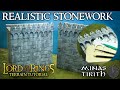 How to Carve: Realistic Stonework! ~ Minas Tirith Walls Guide and Templates!