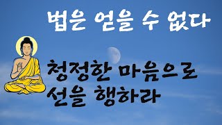 [백팔배tv]금강경 강의 22 무법가득분 23 정심행선분 법은 대상이 아니므로 얻지 못하고 집착없는 선행이 진리와 일치한다