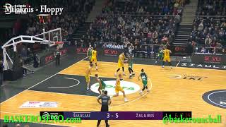 Arturas Milaknis - Triples floppy (Zalgiris Kaunas)