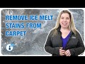 How To Remove Ice Melt Stains From Carpet