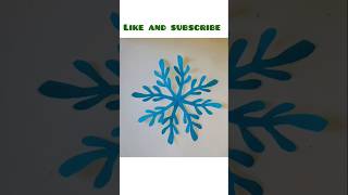 easy paper cutting leaf design #viral #shorts