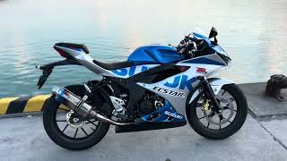 SUZUKI GSX-R125 WALK AROUND AND EXHAUST SOUND