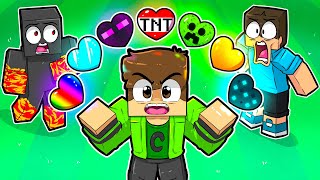 CONSEGUI CORAÇÕES CUSTOMIZADOS SECRETOS NO MINECRAFT!