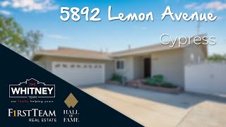 5892 Lemon Ave, Cypress, CA 90630 | Just Listed | Home For Sale | First Team Real Estate