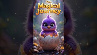 The magical journey of a purple chick hatching from an egg #shorts #chicks #chicken