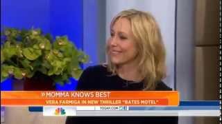 Vera Farmiga présente "Bates Motel" à l'émission "Today".