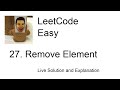 27. Remove Element (Leetcode Easy)