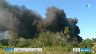 Flogny-la-Chapelle : l’incendie de l’ancienne fromagerie Paul-Renard