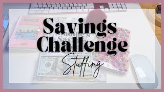 Savings Challenge Stuffing | Feb 2022|  New Challenge | Baddies \u0026 Budgets