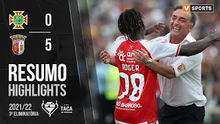 Highlights | Resumo: Moitense 0-5 Braga (Taça de Portugal 21/22)