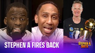 Stephen A fires back at Draymond Green about Steph Curry comment, calls out Steve Kerr