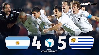 Argentina 1 (4) x (5) 1 Uruguay ● 2011 Copa América Extended Goals & Highlights + Penalties HD
