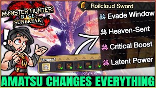 AMATSU IS A MASTERPIECE - New OP Armor Review \u0026 Fight Breakdown - Monster Hunter Rise Sunbreak!