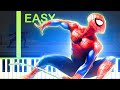 SPIDER-MAN ULTIMATE POWER THEME - EASY Piano Tutorial