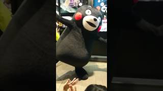 熊本熊 台北kumamon cafe前kumamon體操表演