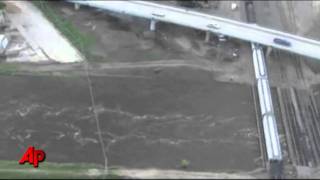 Raw Video: Historic Floods Head to North Dakota