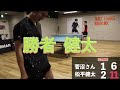 matsudaira pinch confrontation with suganuma the runner up of the all japan school doubles